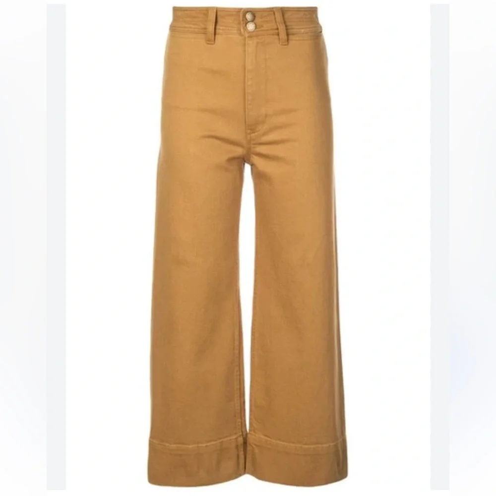 APIECE APART New York Cropped Straight Cut Trousers